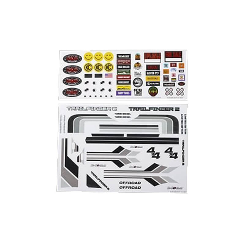 RC4WD Complete Graphic Decal Set For Mojave Ii 2/4 Door Body (Z-B0140)