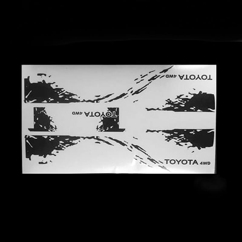 RC4WD Dirty Stripes For Mojave Ii 2/4 Door Decal Sheet (Blac (Z-B0141)