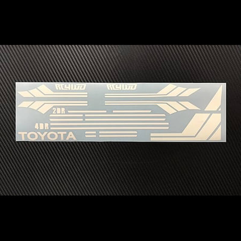 RC4WD Clean Stripes For Mojave Ii 2/4 Door Decal Sheet (Whit (Z-B0168)