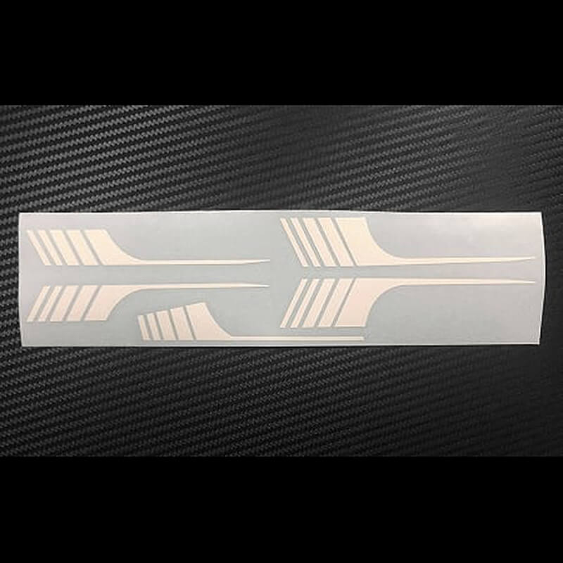 RC4WD Surf Stripes For 1985 4Runner Sheet - White (Z-B0210)