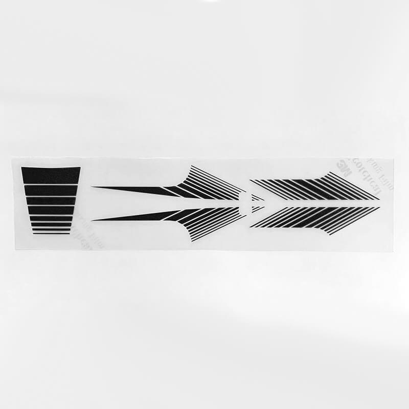 RC4WD Classic Stripes For 1985 4Runner Sheet (Black) (Z-B0211)