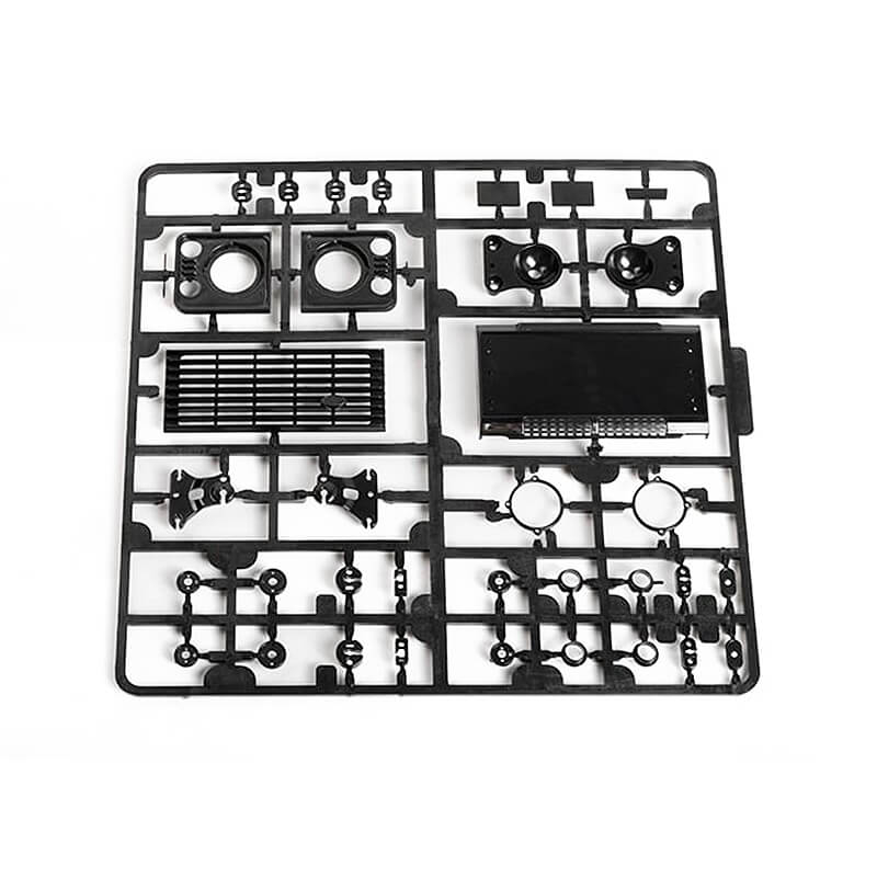 RC4WD 2015 Land Rover Defender D90 Light &amp; Grill Details (Z-B0232)