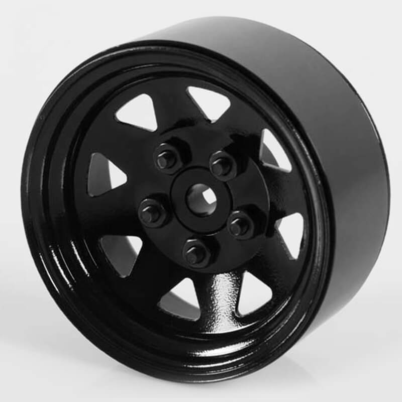 RC4WD 5 Lug Wagon 1.9&quot; Single Steel Stamped Beadlock Wheel (Black) (Z-Q0023)