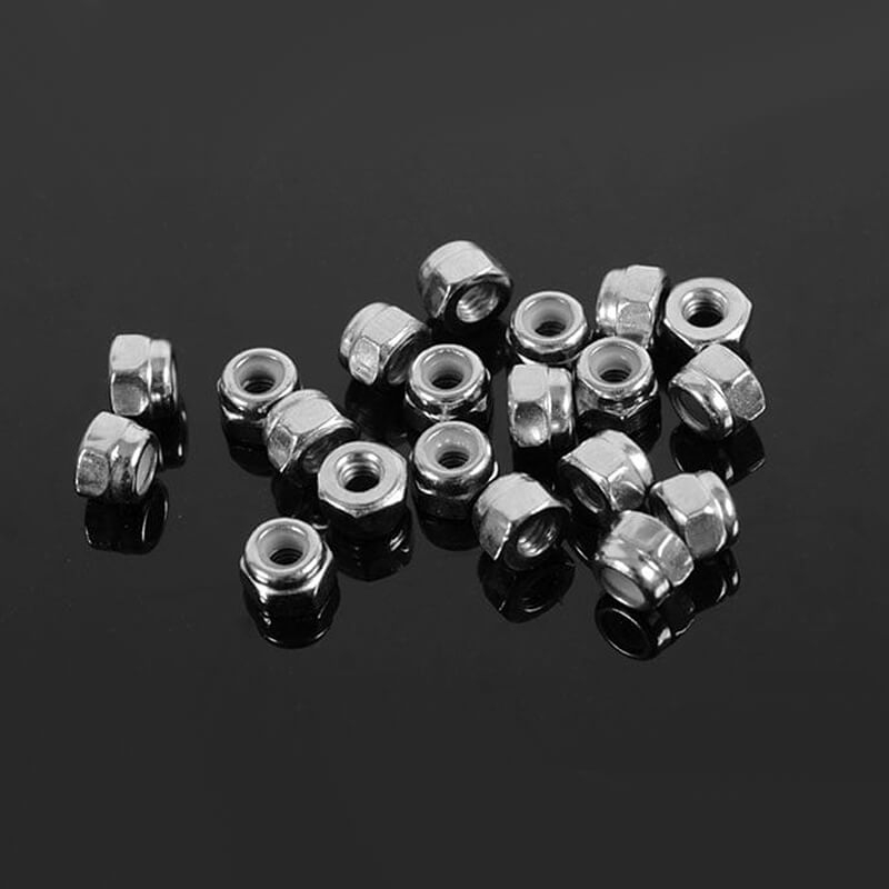RC4WD Nylock Nut M2.5 (Silver) (Z-S0005)