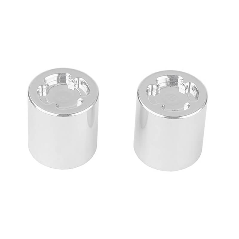 RC4WD 1/8 Scale Rear Hubs (Chrome) (Z-S0033)