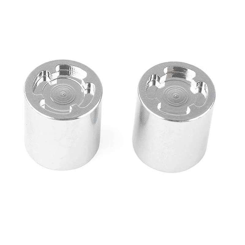 RC4WD 1/10 Scale Rear Hubs (Chrome) (Z-S0034)