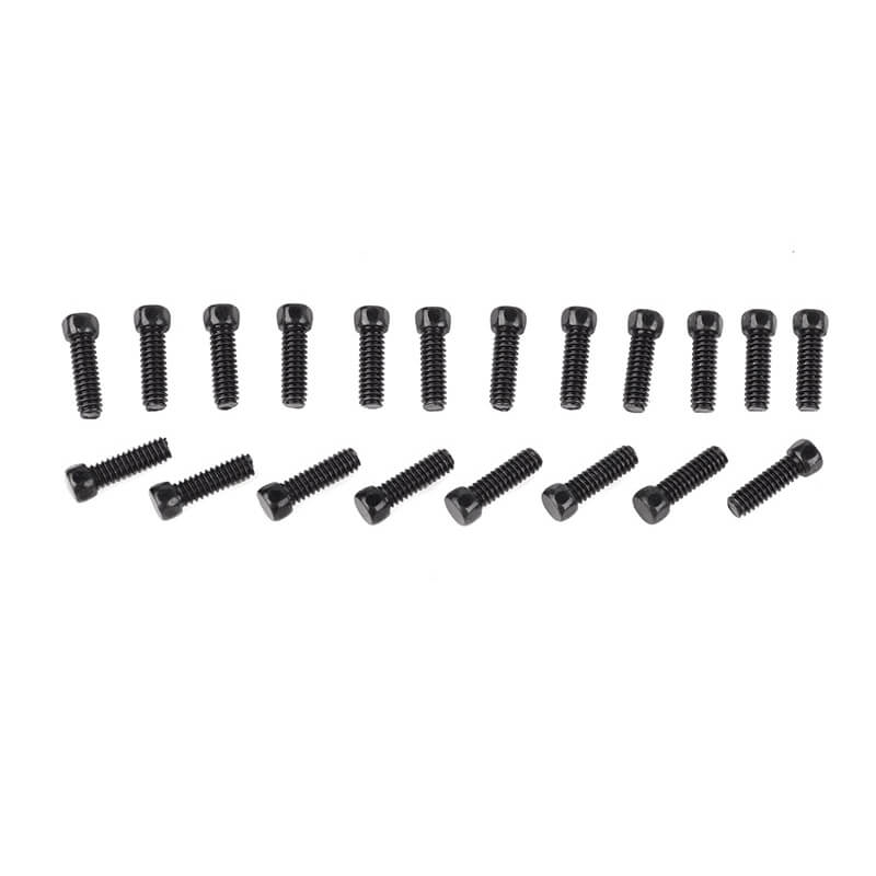 RC4WD Scale Hex Head Bolts (M2 X 6mm) Black (Z-S0054)