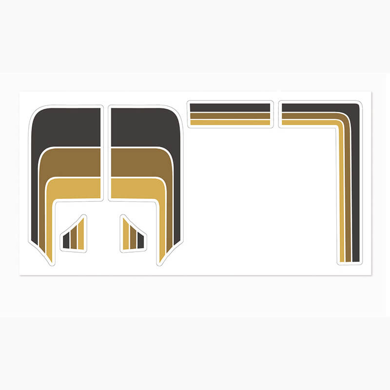 RC4WD Toyota 79-81 Body Decals (Brown) (Z-S0132)