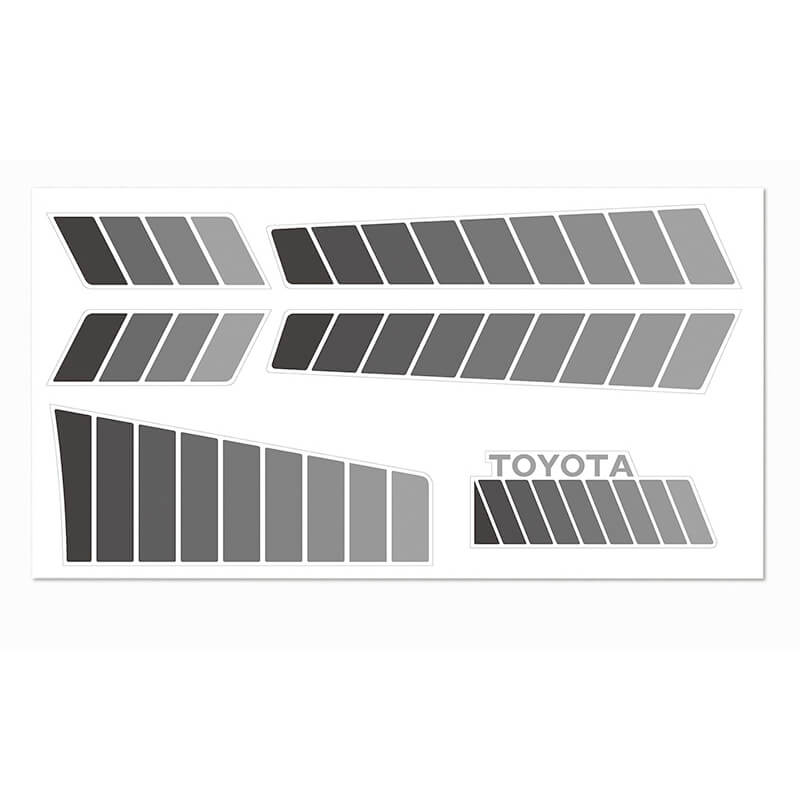 RC4WD Toyota 84-85 Body Decals (Grey) (Z-S0151)
