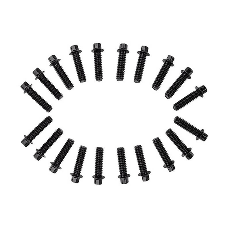 RC4WD Miniature Scale Hex Bolts (M1.6 X 6mm) (Black) (Z-S0292)