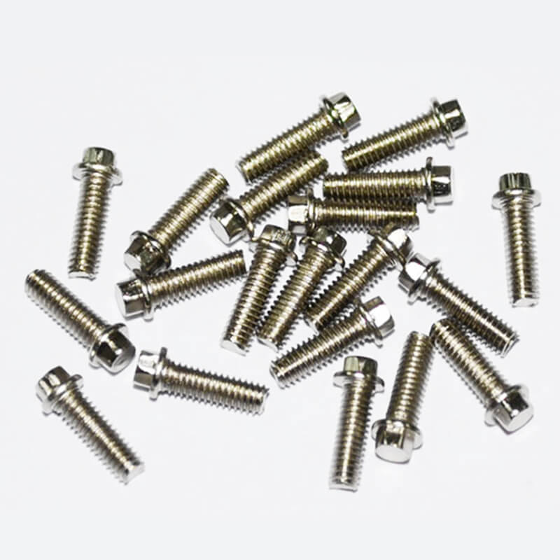 RC4WD Miniature Scale Hex Bolts (M2.5 X 8mm) (Silver) (Z-S0418)