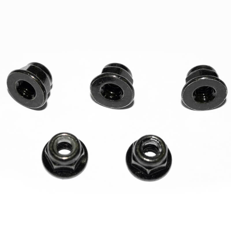 RC4WD M4 Flanged Lock Nut (Black) (Z-S0620)