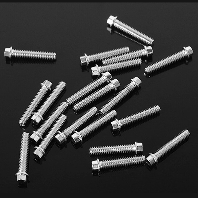 RC4WD Miniature Scale Hex Bolts (M2 X 10mm) (Silver) (Z-S0622)