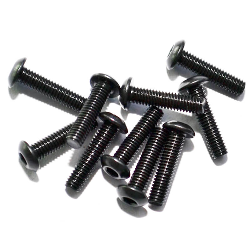 RC4WD Steel Button Head Cap Screws M3 X 12mm (10) (Z-S0654)