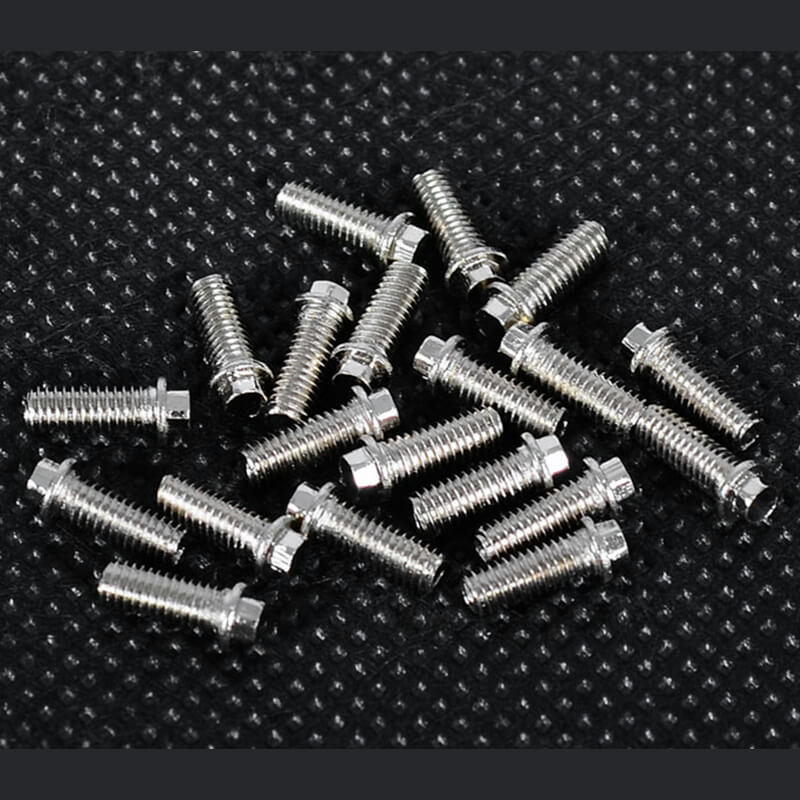 RC4WD Miniature Scale Hex Bolts (M3X8mm) (Silver) (Z-S0695)
