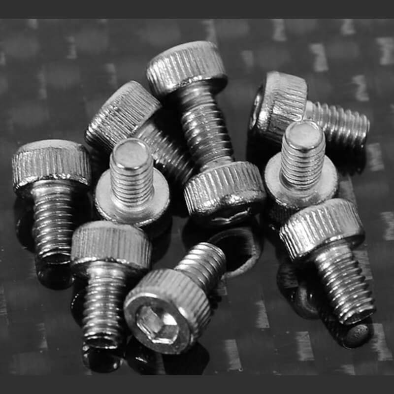 RC4WD Socket Head Cap Screws M2.5 X 4mm (10) (Silver) (Z-S0762)