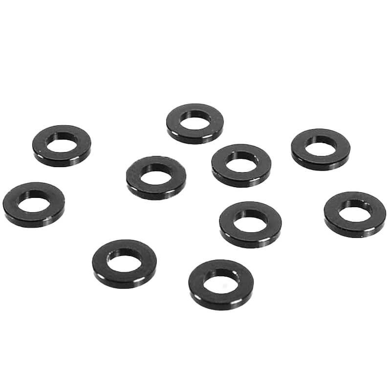 RC4WD 1mm Black Spacer With M3 Hole (10) (Z-S0809)