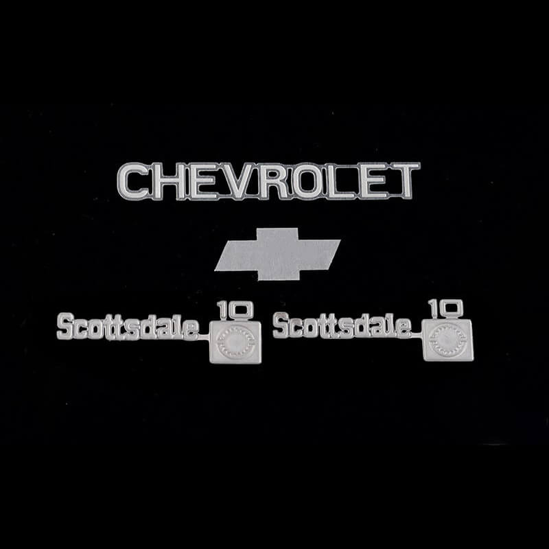RC4WD Chevrolet K10 Metal Emblem Set (Z-S0861)