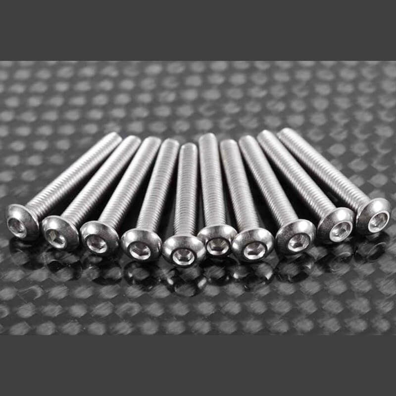 RC4WD Button Head Cap Screws M3 X 20mm (10) (Z-S0978)
