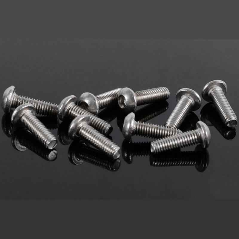 RC4WD Button Head Cap Screws M3 X 10mm (10) (Z-S1070)