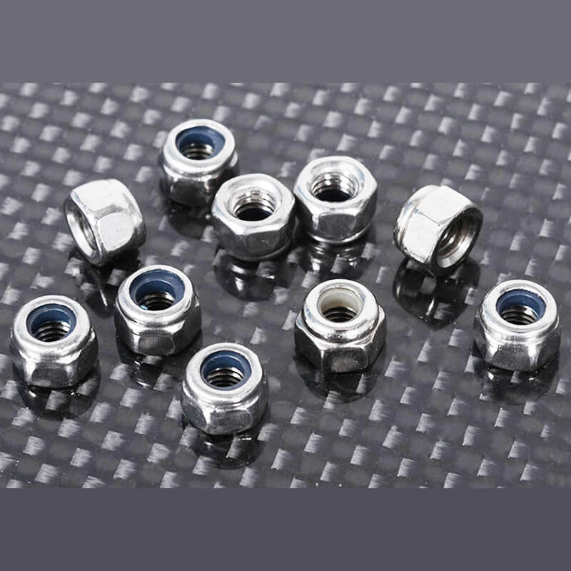 RC4WD Nylock Nuts M4 (Silver) (Z-S1265)