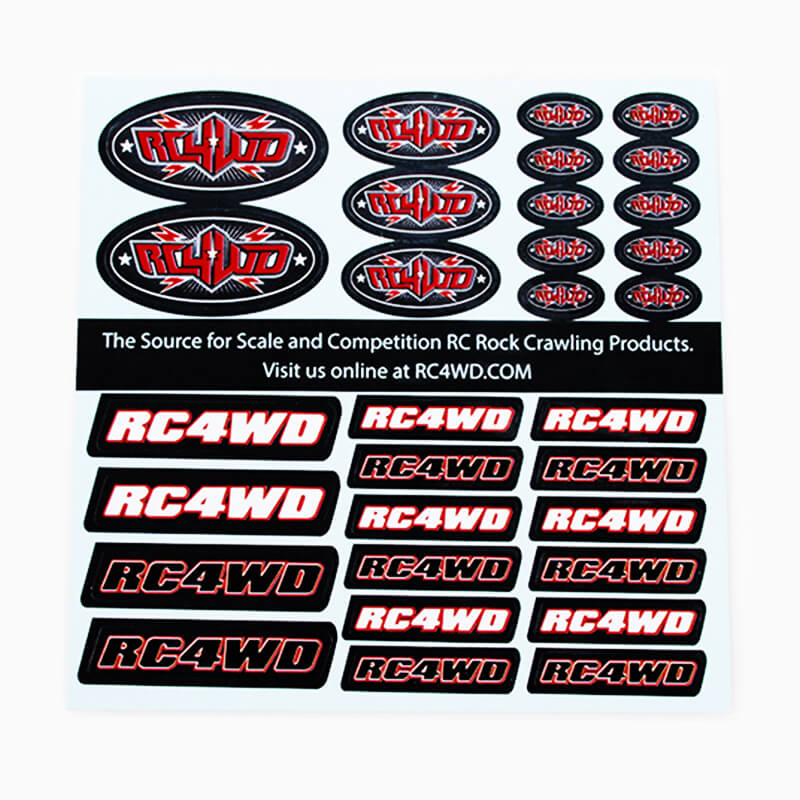 RC4WD Small Decal Sheet (Z-S1270)