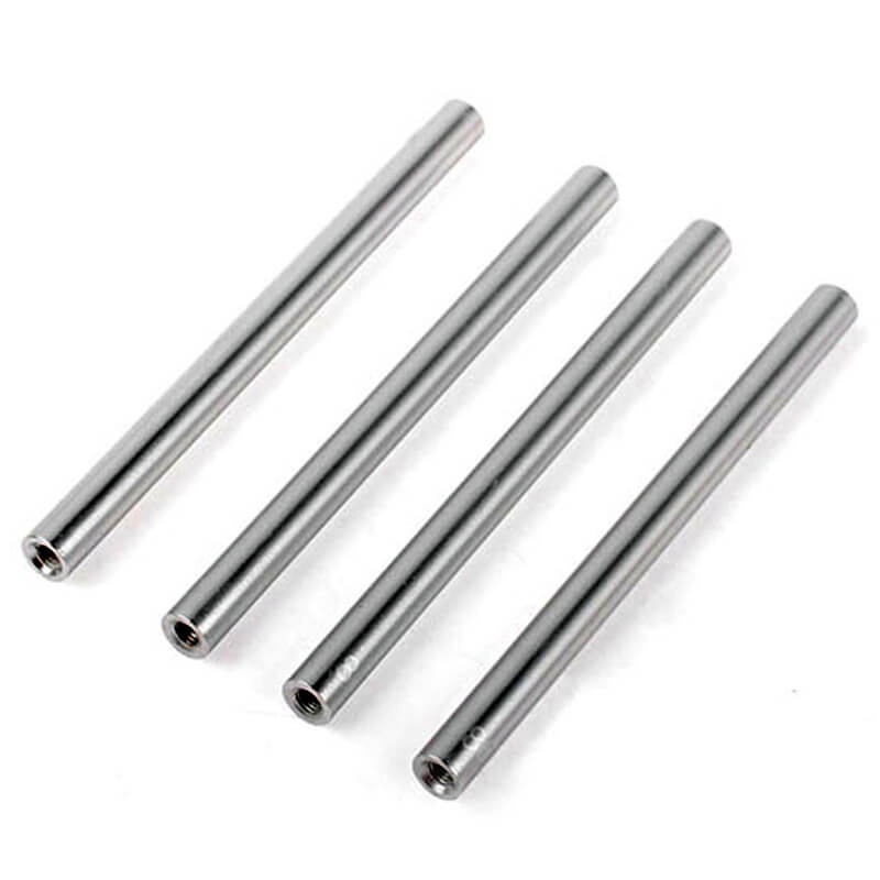 RC4WD 80mm (3.15&quot;) Internally Threaded Aluminum Link (Silver) (4) (Z-S1405)