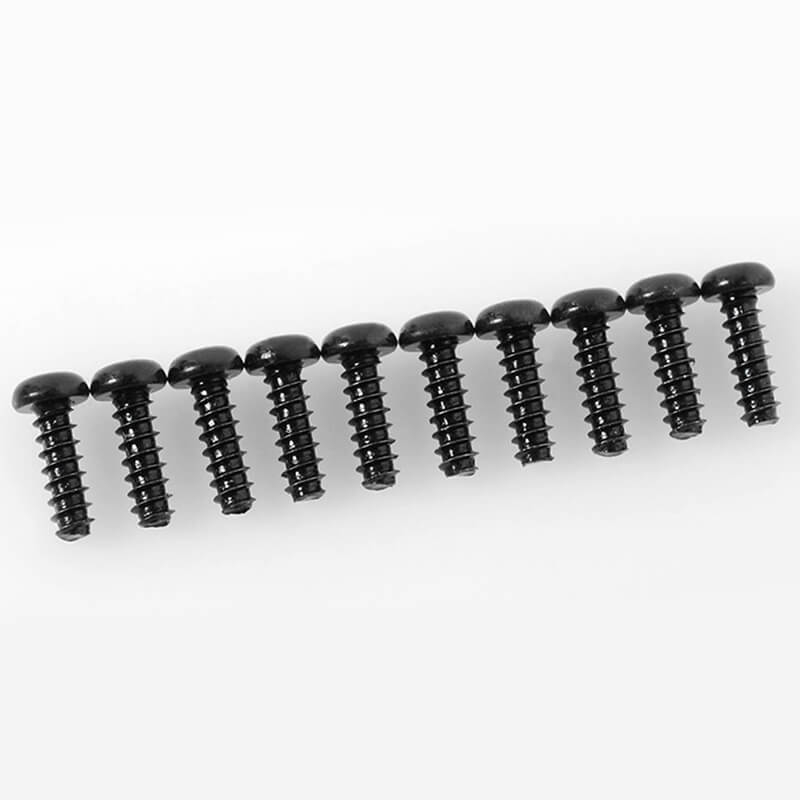 RC4WD Button Head Self Tapping Screws M2.5 X 8mm (Black) (Z-S1572)