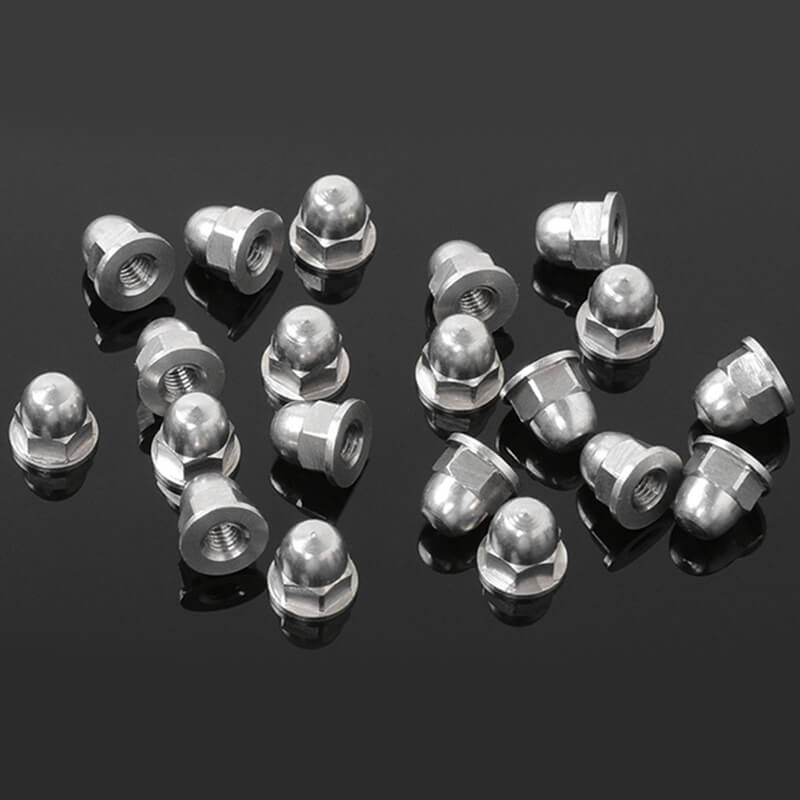 RC4WD M3 Flanged Acorn Nuts (Silver) (Z-S1722)