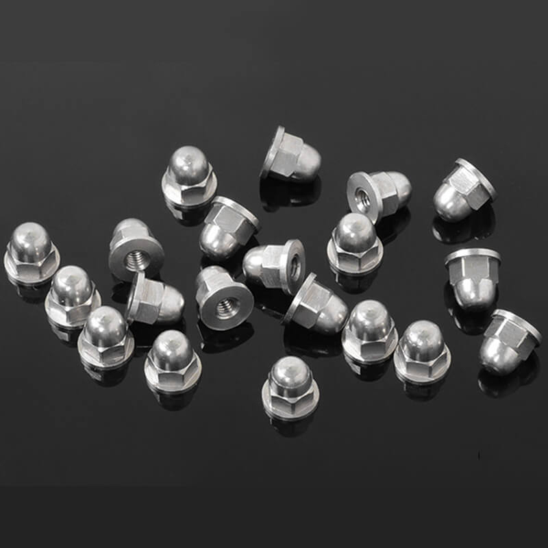 RC4WD M2.5 Flanged Acorn Nuts (Silver) (Z-S1723)