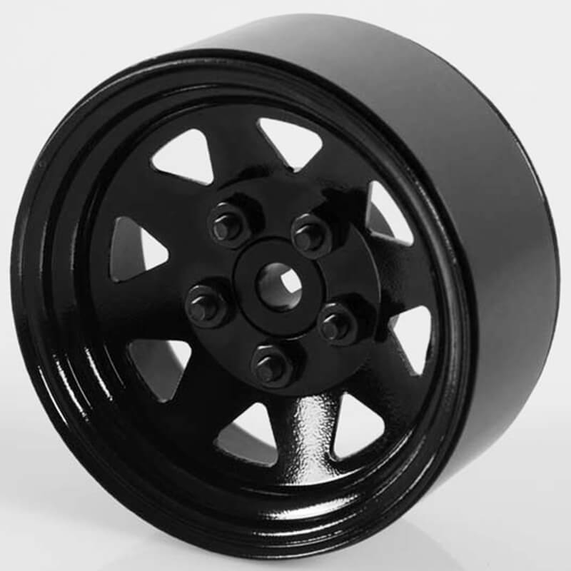 RC4WD 5 Lug Wagon 1.9&quot; Steel Stamped Beadlock Wheels (Black) (Z-W0129)