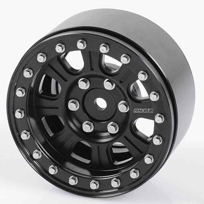RC4WD Raceline Monster 1.9&quot; Beadlock Wheels (Black) (Z-W0185)