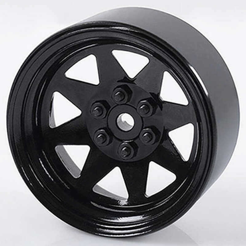 RC4WD 6 Lug Wagon 2.2&quot; Steel Stamped Beadlock Wheels (Black) (Z-W0190)