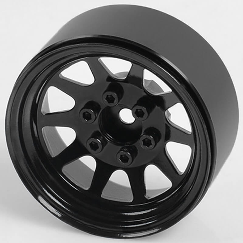 RC4WD OEM Stamped Steel 1.9&quot; Beadlock Wheels (Black) (Z-W0210)