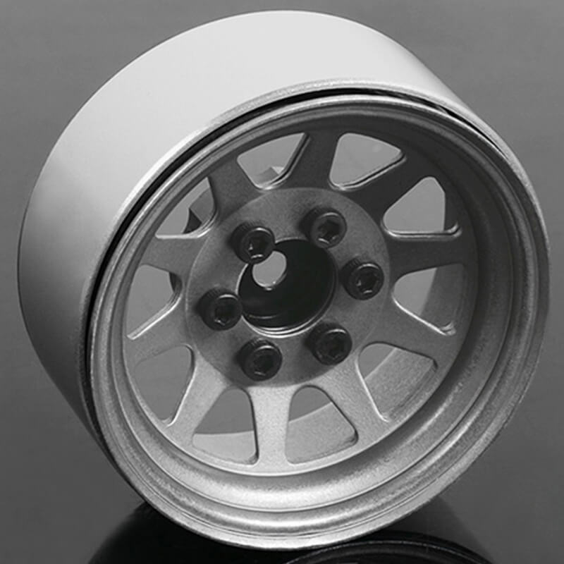 RC4WD OEM Stamped Steel 1.9&quot; Beadlock Wheels (Plain) (Z-W0212)