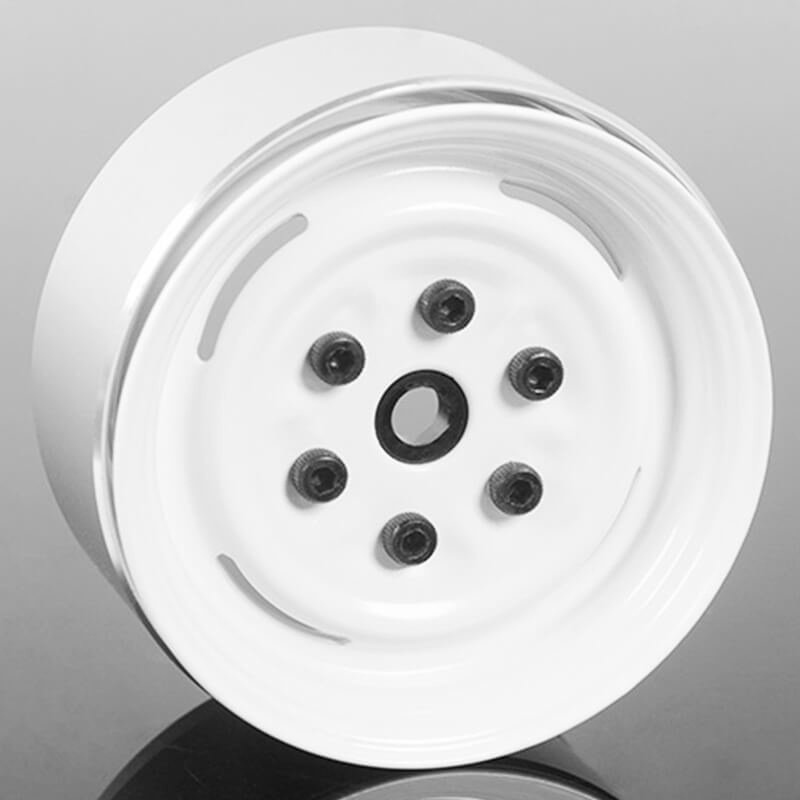 RC4WD Vintage Yota 6 Lug Stamped Steel 1.55&quot; Beadlock Wheels (Z-W0288)