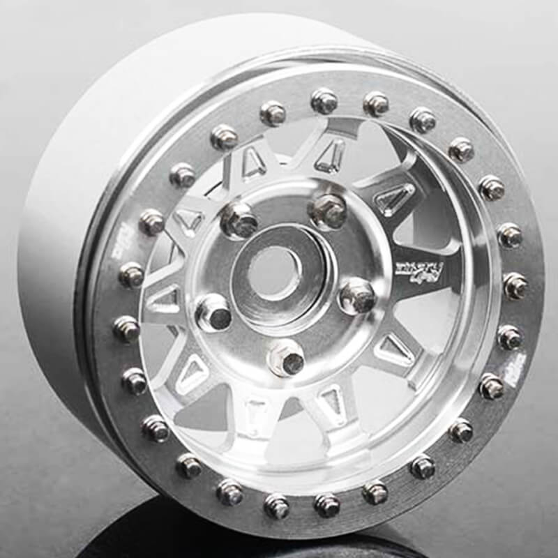 RC4WD Dirty Life Roadkill 1.7&quot; Beadlock Wheels (Silver) (Z-W0298)