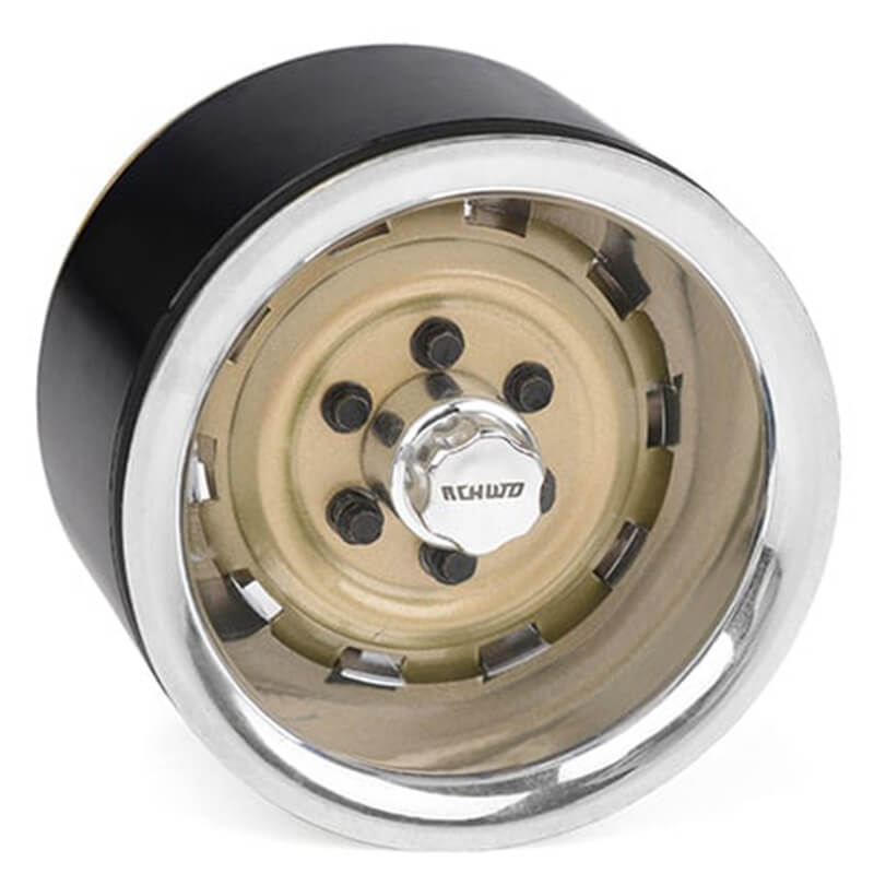 RC4WD Rally 1.9&quot; Beadlock Wheels (Gold) (Z-W0324)