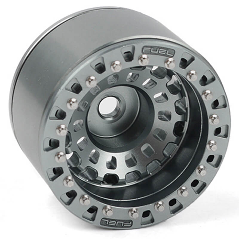 RC4WD Fuel Off-Road 1.55 Zephyr Beadlock Wheels (Gunmetal) (Z-W0333)
