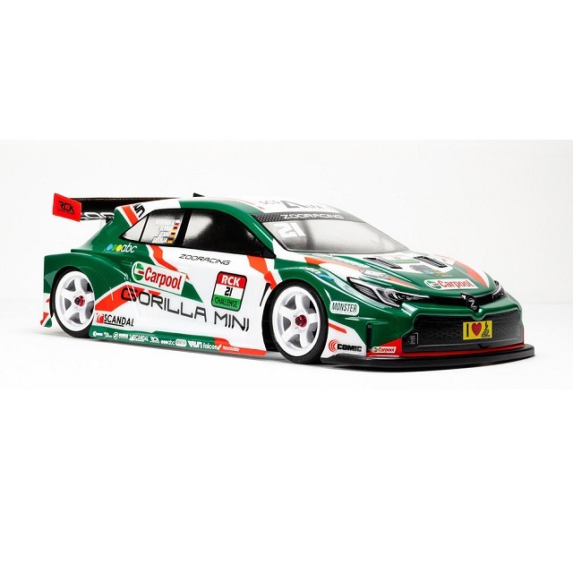 ZooRacing Gorilla MINI M-Chassis Body Shell 210 - 225mm - 0.7mm (ZR-0021-07)